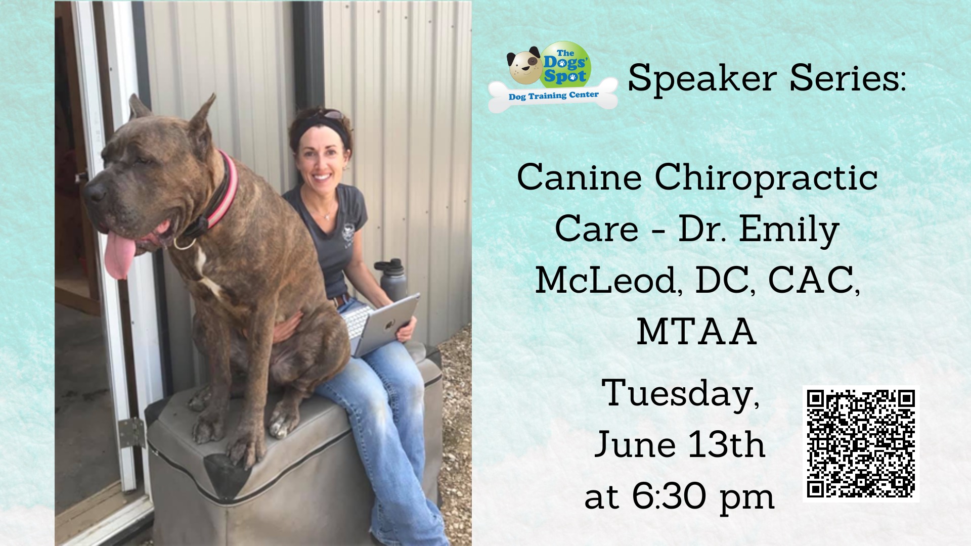 Canine Chiropractic Care (The Dogs' Spot Speaker Series) » RiverNorth